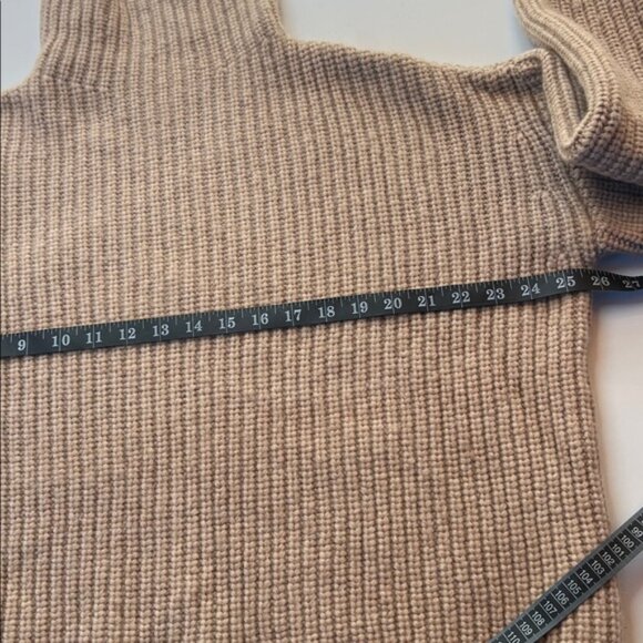 Anine Bing knit sweater wool alpaca Beige Turtleneck jumper neutral minimal XS - Picture 11 of 13